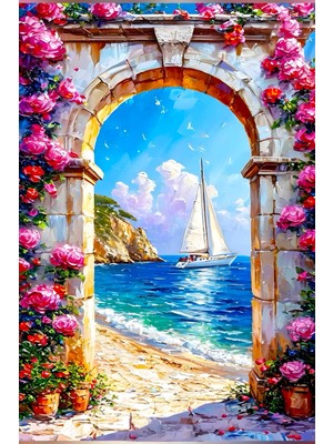 Aden Dekoratif Manzara Kanvas Tablo