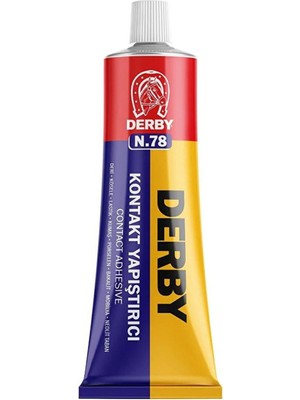 Derby N.78 Kontakt Tüp 125G Büyük Boy Deri Yapıştırıcı