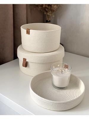 Çok Amaçlı Düzenleyici, 2 ‘li Kapaklı Saklama Kutusu, Hasır Sepet ( Açıklama Kısmını Okuyunuz)