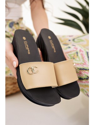 Kadın Günlük Terlik Ortopedik Anatomik Abiye Şık Yazlık Deniz Plaj Çeyiz Misafir Terliği