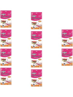 Vakumlu Giyisi Yastık Yorgan Saklama Torbası Poşeti Hurç - Jumbo - 73X130 Cm. - 10 Paket