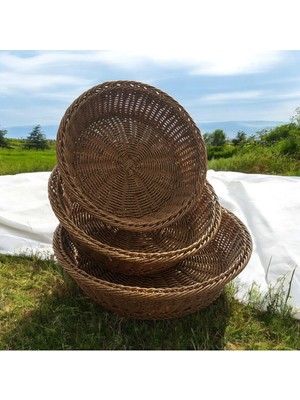 3'lü Genel Amaçlı Sele Sepeti Yuvarlak - 621