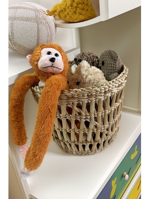 Özel Üretim Çok Amaçlı Hasır Oyuncak Sepeti Organizer