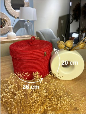 Victor Çok Amaçlı Düzenleyici Kapaklı Sepet,kapaklı Saksılık,kapaklı Organizer 26-20, Küçük Boy