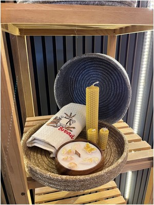 Doğal Jüt Hasır Sunumluk Kapaklı Sepet Seti