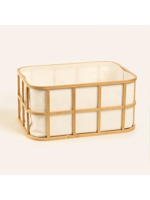 Dalı Bambu Sepet 42X32X20 cm Natural