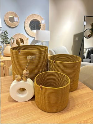 Pail Çok Amaçlı Düzenleyici 3'lü Sepet,kapaklı Kirli Çamaşır Sepeti, Organizer