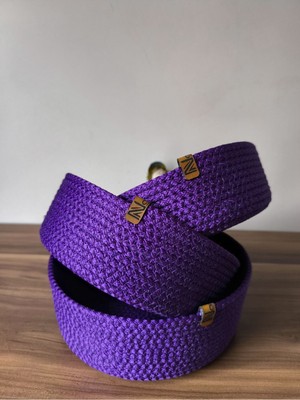 3lü Mor Rengi Sepet, Havlu Sepeti, Mutfak ve Banyo Organizer, Çok Amaçlı Sepet Takımı