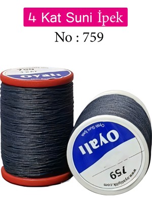 Oyalı 4 Kat Suni Ipek Iplik Iğne Oyası Boncuk Ipi Tığ Oyası NO:759