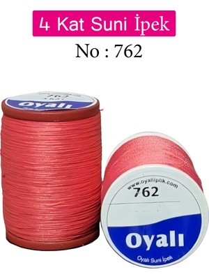 Oyalı 4 Kat Suni Ipek Iplik Iğne Oyası Boncuk Ipi Tığ Oyası NO:762