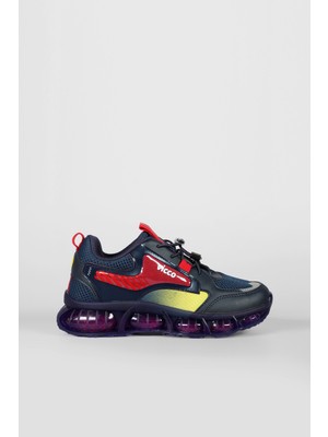 Vicco Corn Lacivert Sneakers Erkek Çocuk Ayakkabı Düz Tabanlı Unisex Kullanım İçin