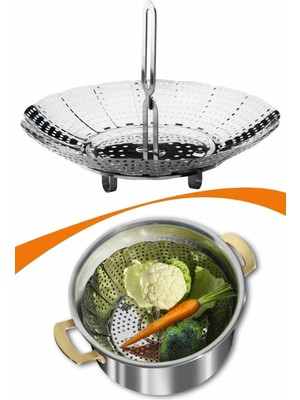 Buharda Sebze Pişirme Sepeti Haşlama Aparatı