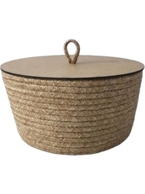 Kapaklı Düzenleyici,depolama Sepeti,hasır Sepet,organizer