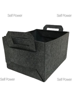 Kalın Çok Amaçlı Keçe Organizer Sepet