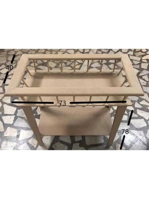 Ahşap Demonte Çiçeklik