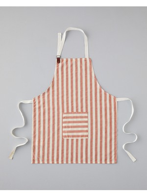 English Home Cooker Pamuk-Keten Mutfak Önlüğü 70x55 Cm Kiremit