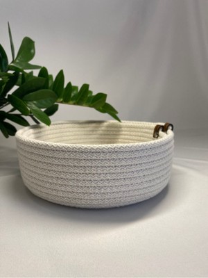 Ev Dekor Organizer Sepet Hasır Sepet Jüt Tres Pamuk Hediyelik Mutfak Banyo Dolap Düzenleyici