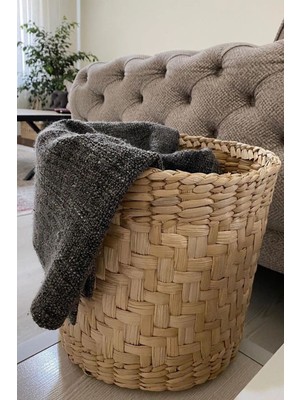 Dekoratif Doğal Çok Amaçlı Hasır Sepet Organizer