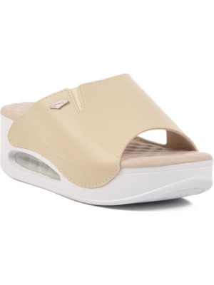 Bej Air Taban Kadın Terlik 100-962 Z
