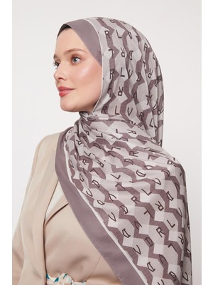 Lêvi D'or Açık Vizon Petek Desen Love Şal