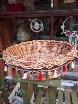 Ndan Hasır Örgüsü Geri Dönüşüm Etnik Sepet