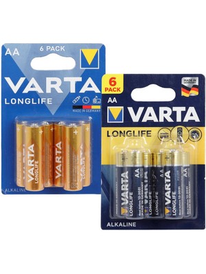 Varta Longlife Alkaline Aa Kalem Pil 1.5 V 6 Adet