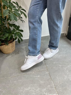 Mom Jeans Yandan Taş Işlemeli Kot Pantolon 0291