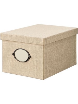 Kvarnvık Kapaklı Kutu, Bej