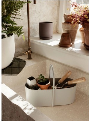 Mat Boyalı Toz Kaplamalı Oval Metal Sepet