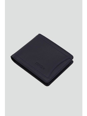 Deriza Enzo Hakiki Deri Erkek Cüzdan Lacivert