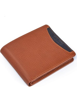 Deriza Oxi Hakiki Erkek Deri Cüzdan Taba