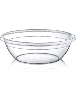 Şeffaf Badya 7 Lt, Yuvarlak Şeffaf Leğen, Plastik Badya