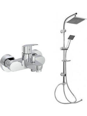 Artema Flow Round Banyo Batarya Gms Karine Duş Seti