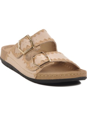 Bej Kadın Terlik Bento 41.001 Z