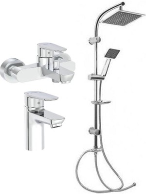 Artema Flow Soft Lavabo Banyo Batarya Gms Karine Duş Seti