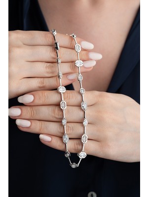 925 Ayar Gümüş Trend Model Kolye