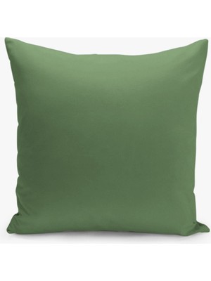 Çift Taraflı Dijital Baskı Kırlent Kılıfı Düz