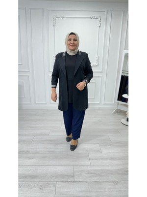 Büyük Beden Krep Kumaş Şalvar Pantolon