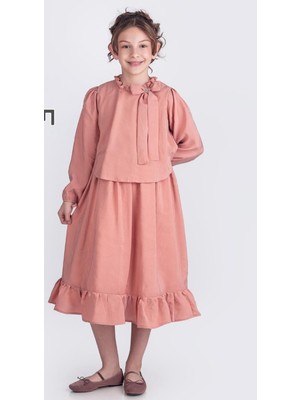 Kız Çocuk 7-14 Yaş Uzun Elbise