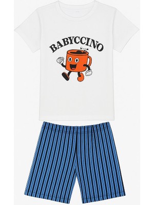 Çizgili Şortlu Erkek Çocuk Pijama Takım