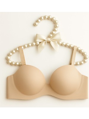 Lazer Kesim Destekli  B Cup Sütyen Ten