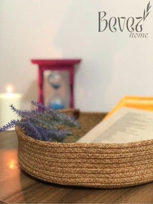 Çok Amaçlı Sepet, Banyo ve Mutfak Organizeri Hasır 30X7