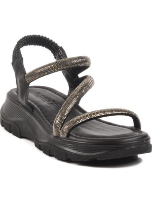 Siyah Kadın Topuklu Sandalet T-005 Z