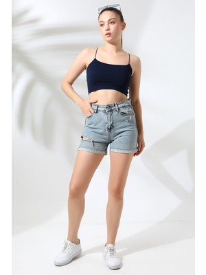 Ip Askılı Büstiyer 20544 Lacivert