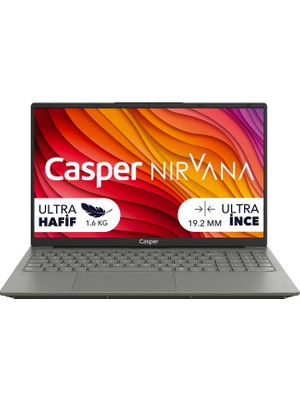 Casper Nirvana X650 I5-13420H 8GB DDR5 250GB SSD Windows 11 Pro 15.6" Taşınabilir Bilgisayar X650.1342-8U00R-G-F