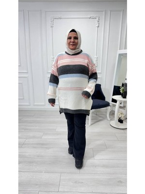 Büyük Beden Kot Ispanyol Paça