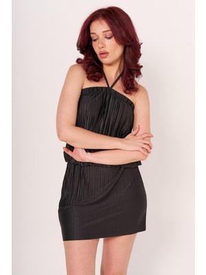 Elbise Zra 21Y Straplez Bayan (Ş&e) Siyah