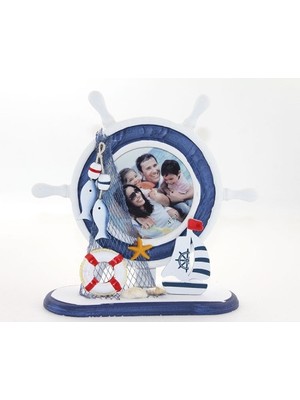 Kapamarka Ahşap Marin Dümenli Çerçeve Model 4