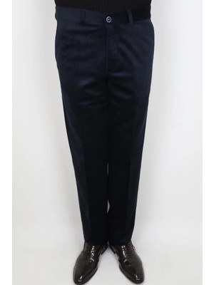 Toricelli Fistan Store Erkek Yüksek Bel Rahat Kalıp Yandan Cep Battal Kışlık Kadife Pantolon