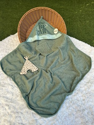 bebexy Bear Baskılı Ikili Havlu Set